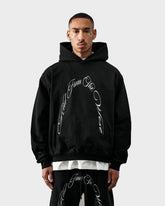 SCRIPT ARCH HOODIE - BLACK KID FROM THE WEST
